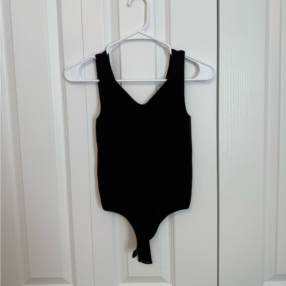 Together Black Sleeveless Bodysuit